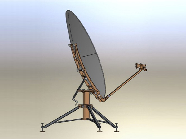  Antenne satellite en fibre de carbone 1,8m 