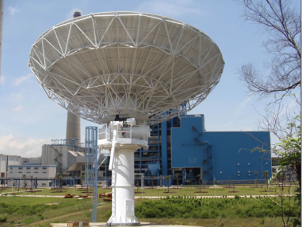  Antenne satellite RxTx à mouvement complet 6,2m 